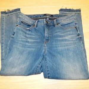 Chaps Raw Hem Denim Jeans Size 4